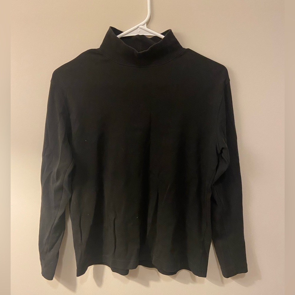 Black mockneck